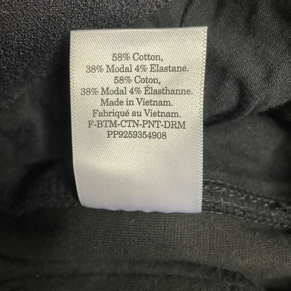 Everlane The Dream Pant® Black Sz XS Tapered Leg - Picture 7 of 9